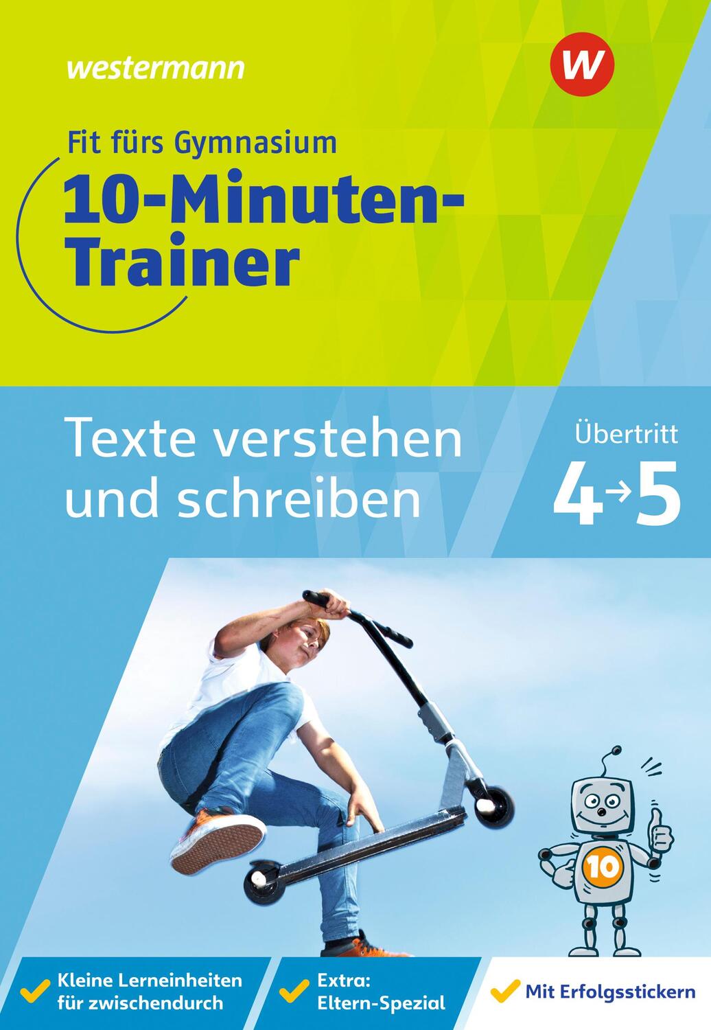 Cover: 9783742602923 | Fit fürs Gymnasium - 10-Minuten-Trainer. Übertritt 4 / 5 Deutsch...