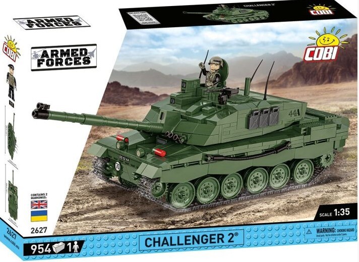 Cover: 5902251026271 | COBI Armed Forces 2627 - Challenger 2, Panzer, Bausatz 1:35, 954...