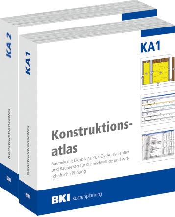 Cover: 9783481047511 | BKI Konstruktionsatlas KA1 + KA2 | Architektenkammern | Taschenbuch