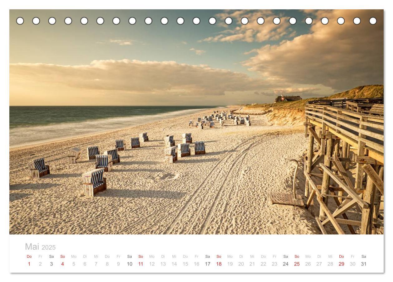 Bild: 9783435590100 | Sehnsucht Sylt (Tischkalender 2025 DIN A5 quer), CALVENDO...