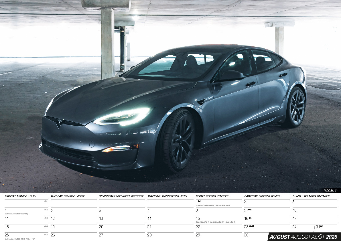 Bild: 9798893610727 | Tesla Kalender 2025 | Kalender | 14 S. | Deutsch | 2025