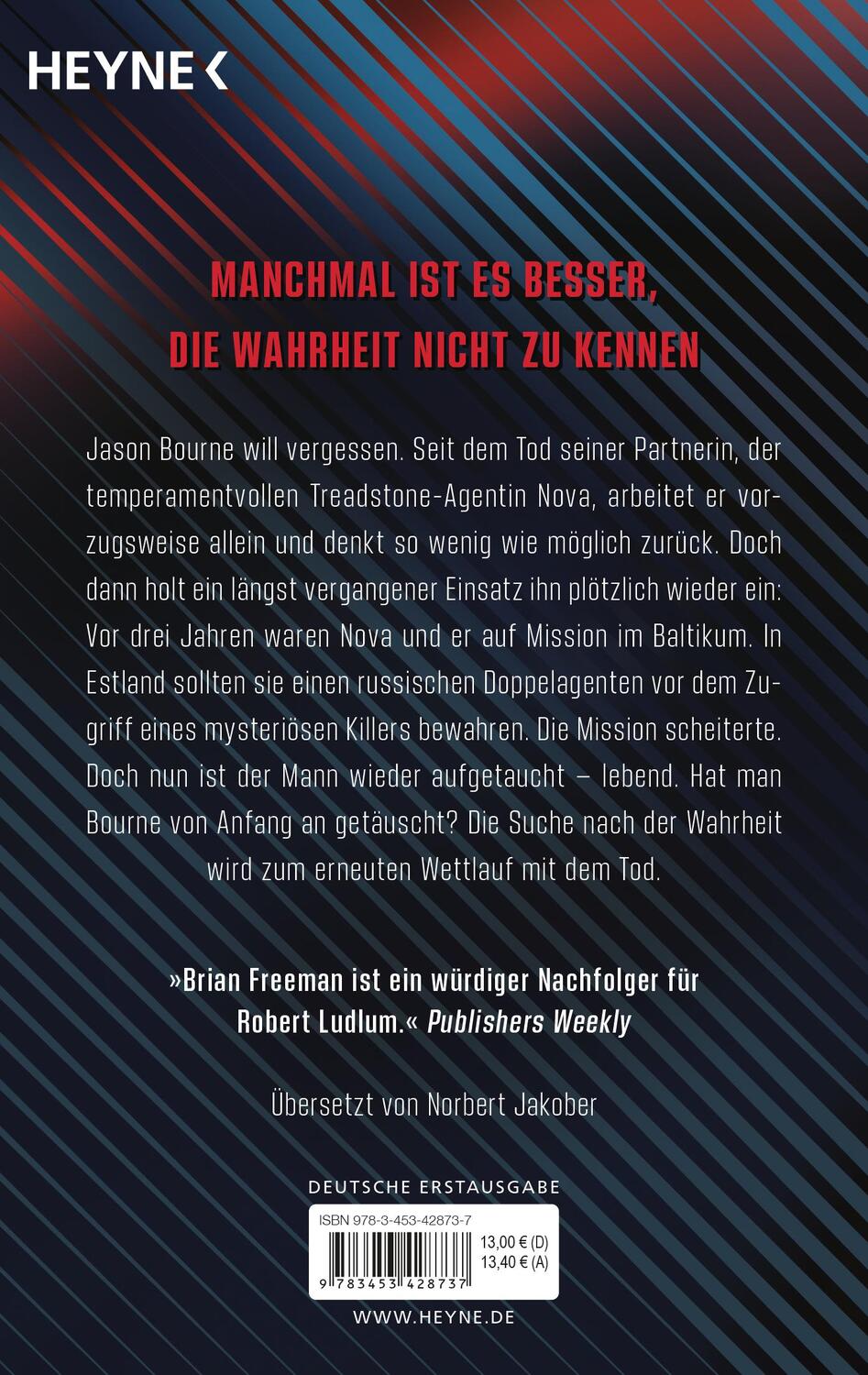 Bild: 9783453428737 | Die Bourne Lüge | Der neue Thriller mit Jason Bourne - | Taschenbuch