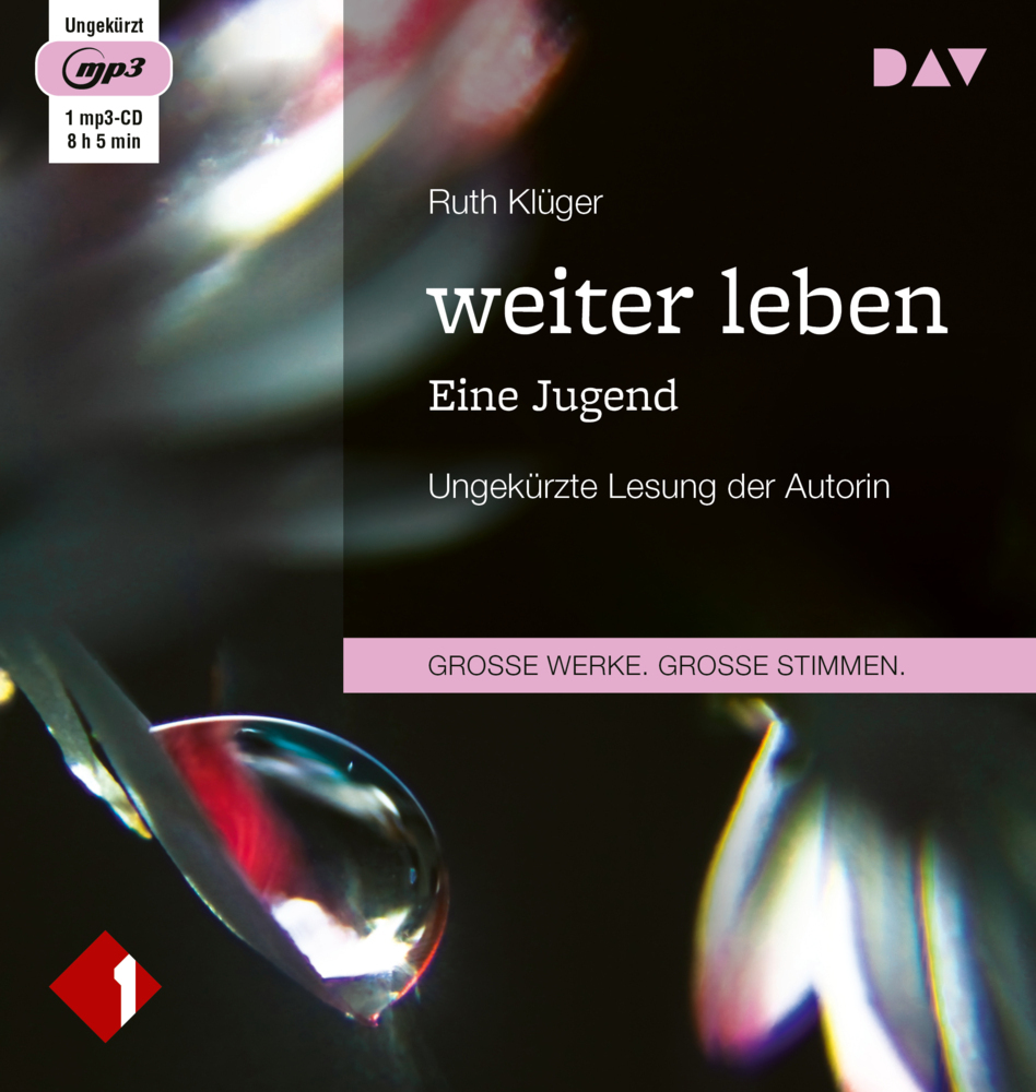 Cover: 9783742423832 | weiter leben. Eine Jugend, 1 Audio-CD, 1 MP3 | Ruth Klüger | Audio-CD