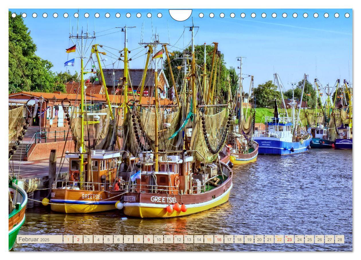 Bild: 9783435433940 | Reise an die Nordsee - Greetsiel (Wandkalender 2025 DIN A4 quer),...