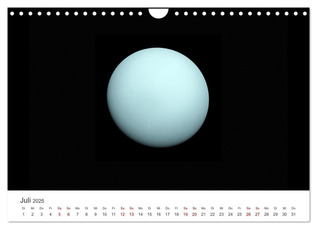 Bild: 9783457182727 | Planeten - Eine spektakuläre Reise ins All. (Wandkalender 2025 DIN...