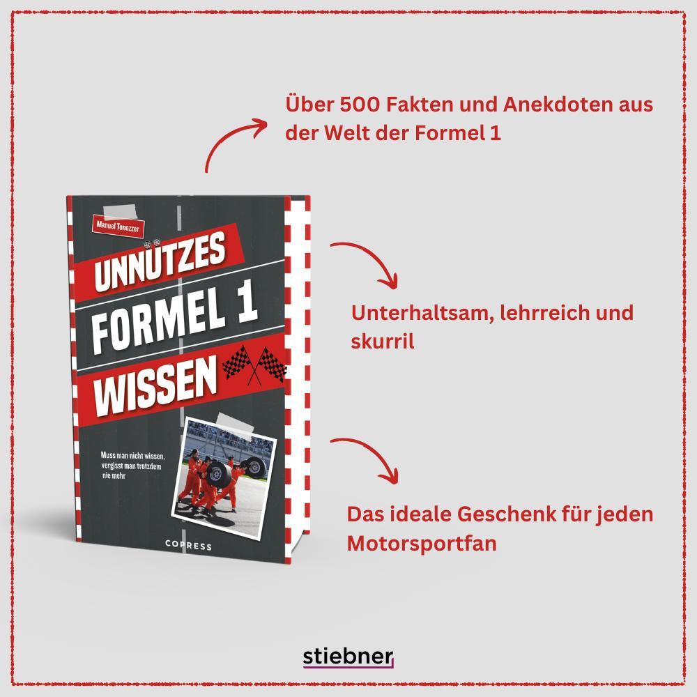 Bild: 9783767913080 | Unnützes Formel 1 Wissen | Manuel Tonezzer | Taschenbuch | 144 S.