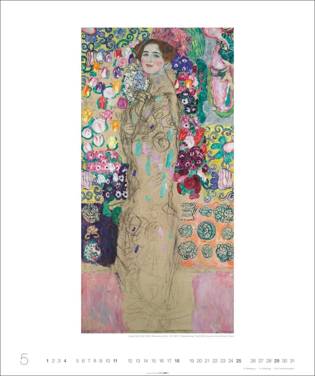 Bild: 9783839900789 | Gustav Klimt Edition Kalender 2025 | Kalender | Spiralbindung | 14 S.