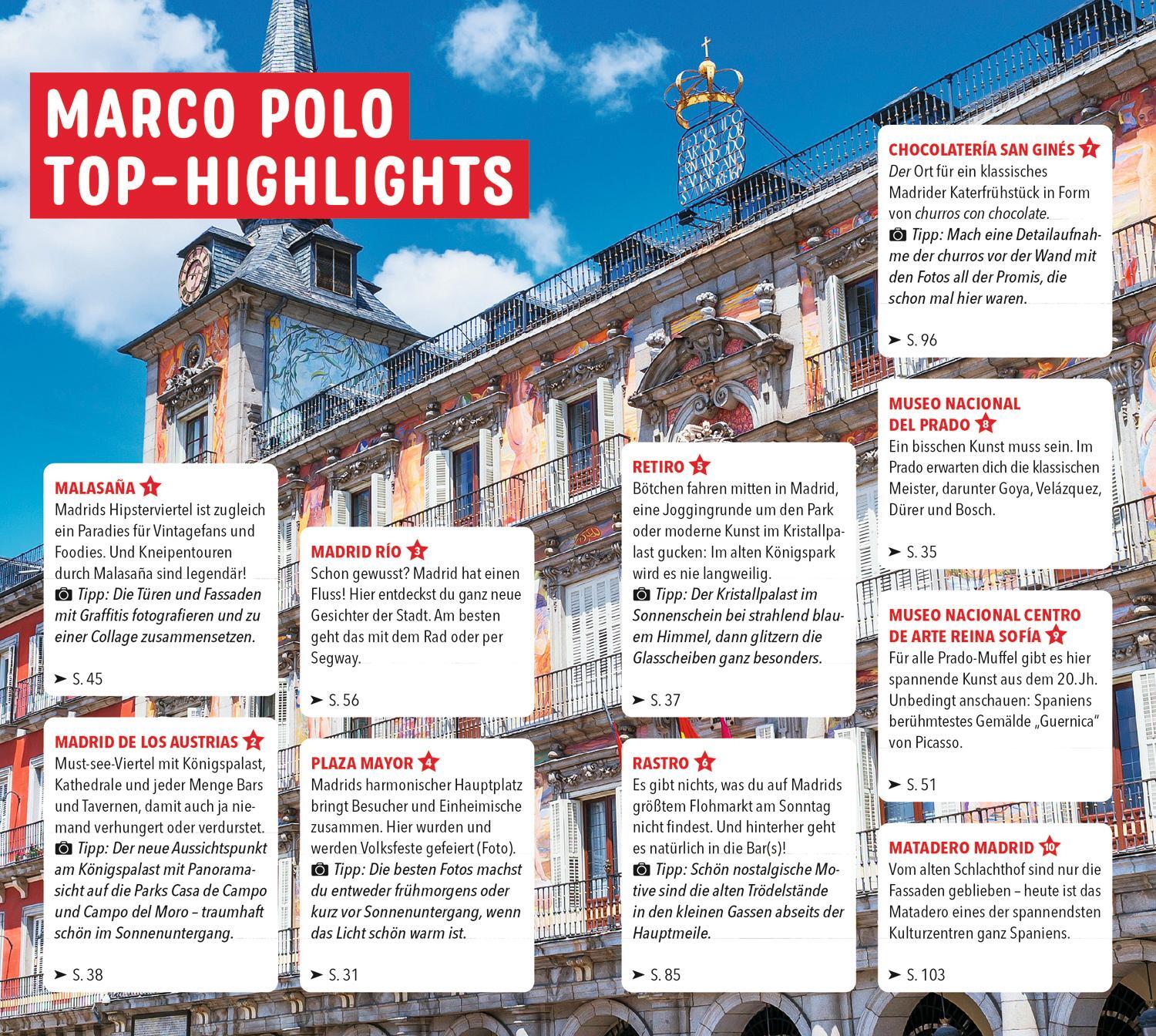 Bild: 9783829731218 | MARCO POLO Reiseführer Madrid | Martin Dahms (u. a.) | Taschenbuch