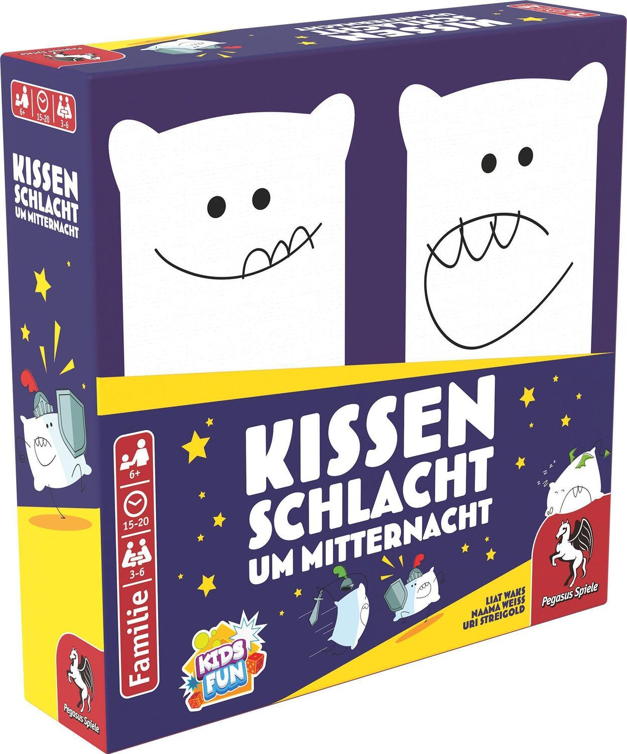 Cover: 4250231739132 | Kissenschlacht um Mitternacht | Spiel | 57136G | Deutsch | 2024