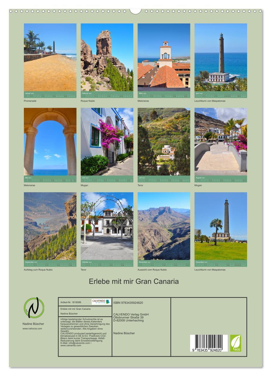 Bild: 9783435924820 | Erlebe mit mir Gran Canaria (hochwertiger Premium Wandkalender 2025...