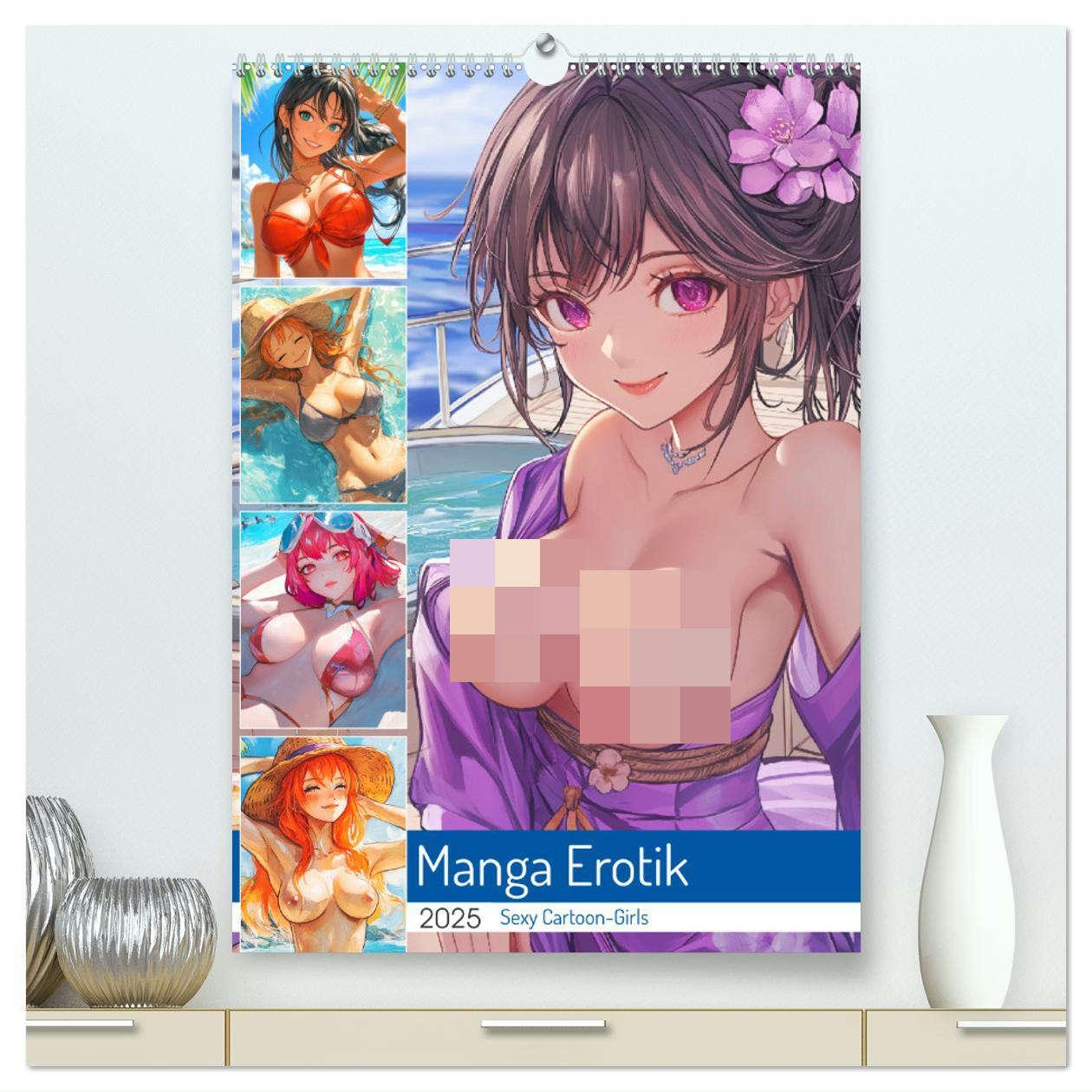 Cover: 9783457204931 | Manga Erotik. Sexy Cartoon-Girls (hochwertiger Premium Wandkalender...