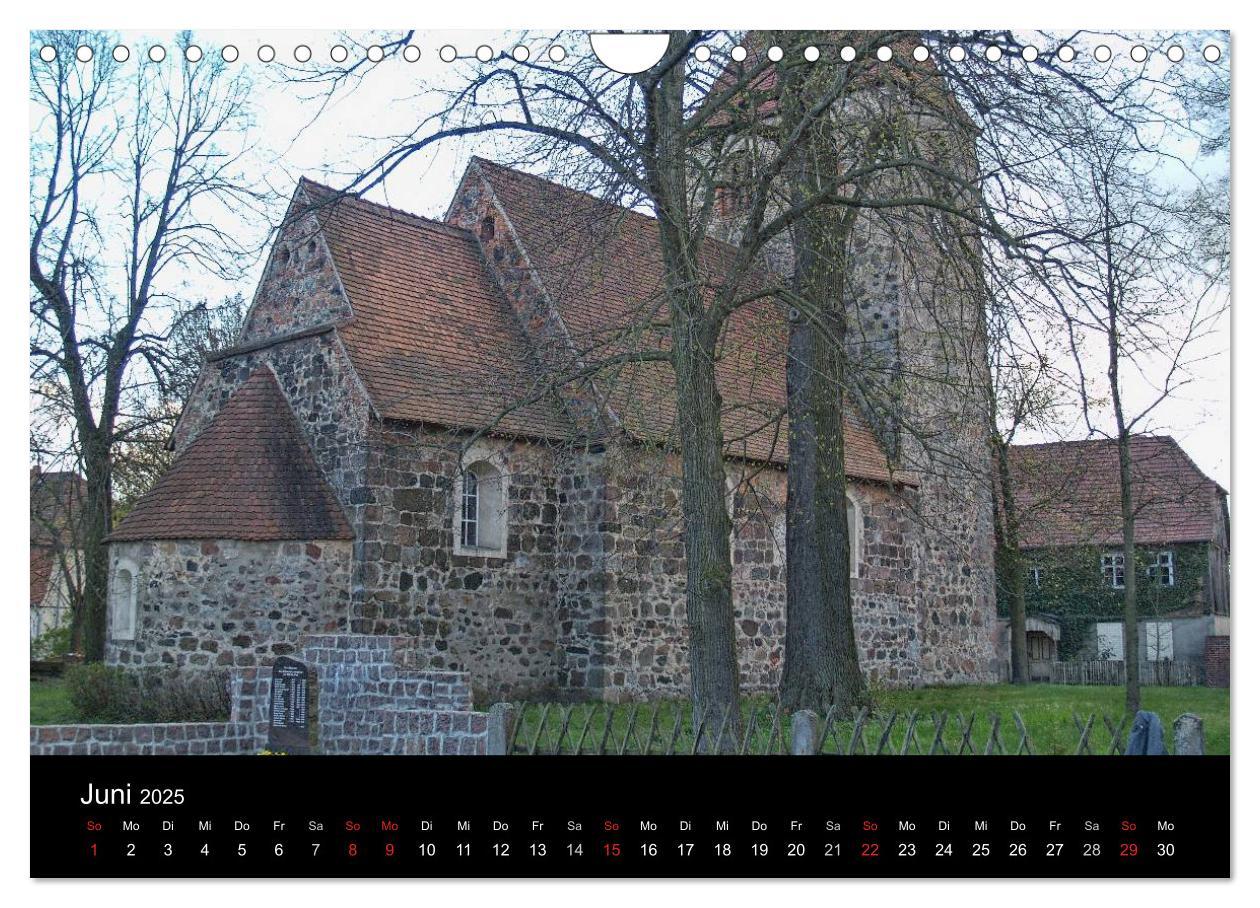 Bild: 9783435763238 | Dorfkirchen in Brandenburg (Wandkalender 2025 DIN A4 quer),...