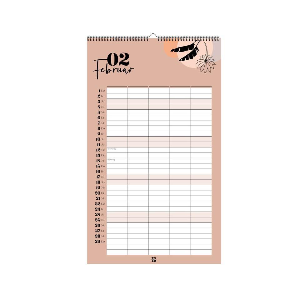 Bild: 9783690282192 | Design Wandkalender 2025 | Anja Garschhammer (u. a.) | Kalender | 2025