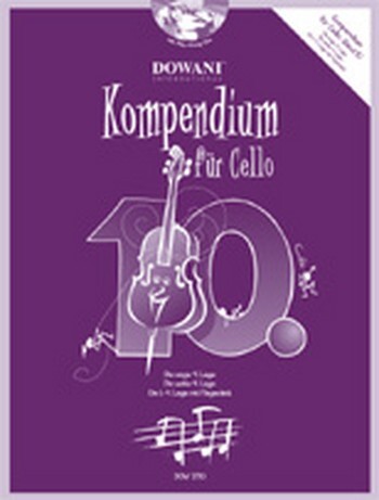 Cover: 9783905477320 | Kompendium Band 10 (+CD) für Violoncello | Josef Hofer | Kompendium