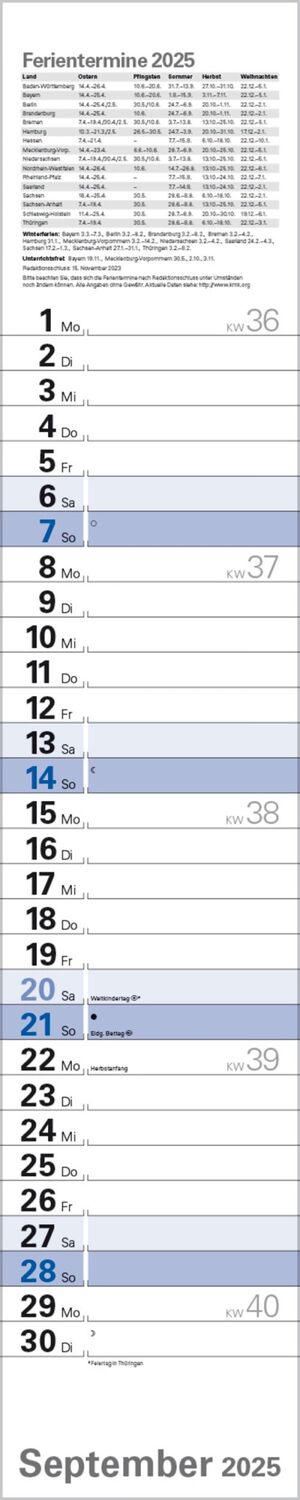 Bild: 9783731880608 | Planer Blau 2025 | Verlag Korsch | Kalender | Spiralbindung | 13 S.