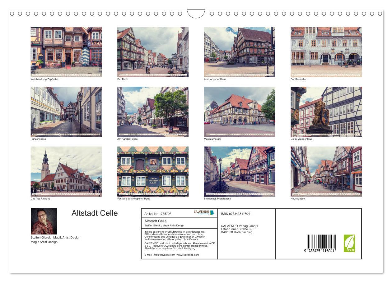 Bild: 9783435116041 | Altstadt Celle (Wandkalender 2025 DIN A3 quer), CALVENDO...