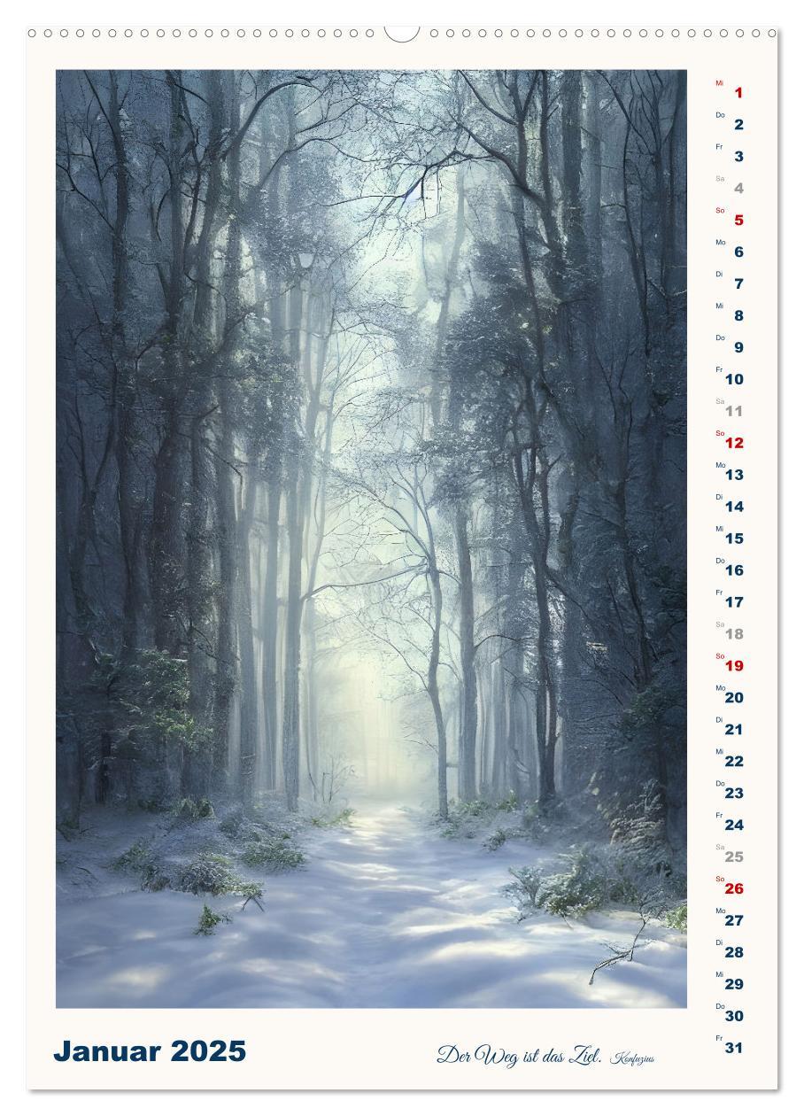 Bild: 9783435877331 | Wege der Fantasie (Wandkalender 2025 DIN A2 hoch), CALVENDO...