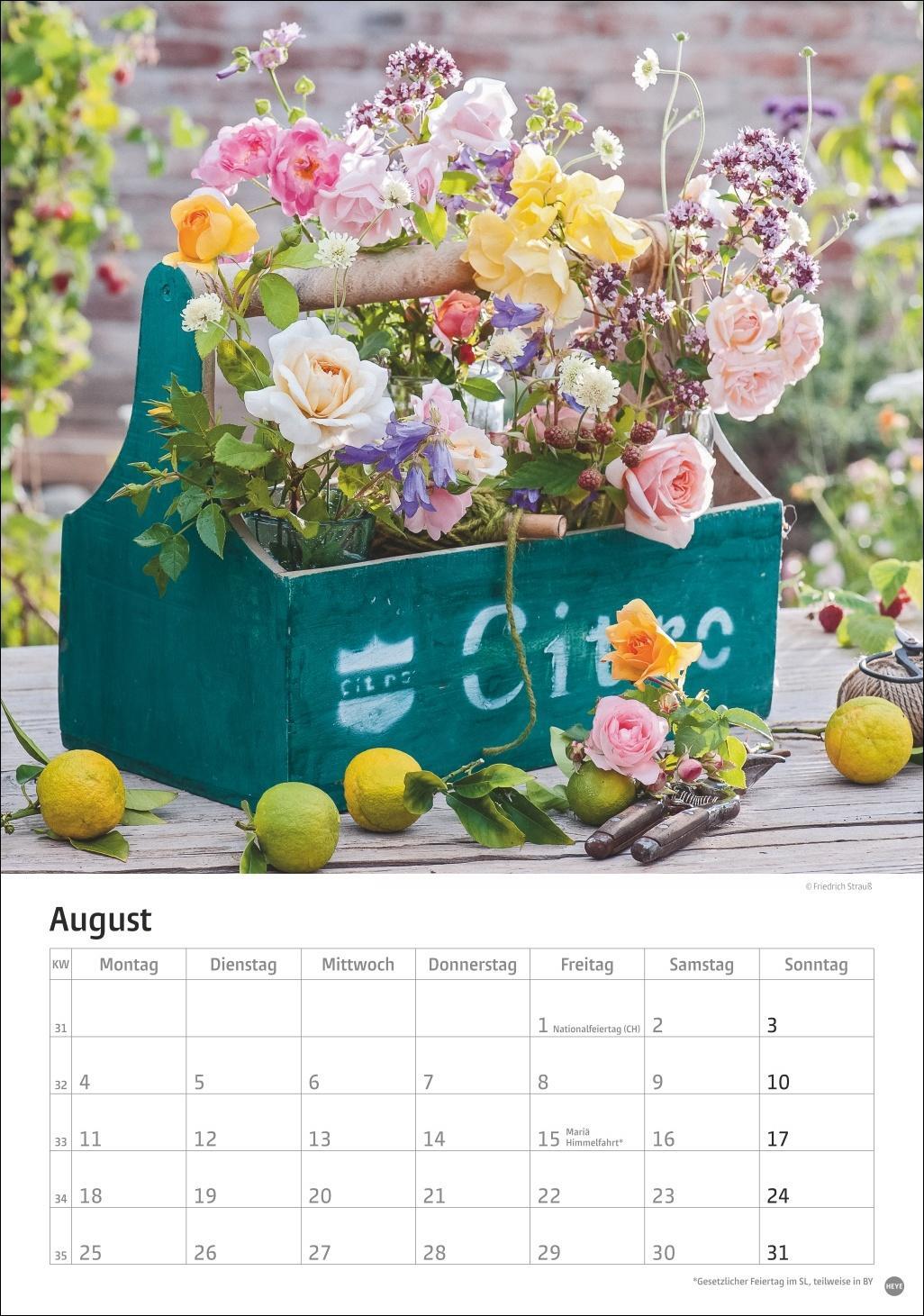 Bild: 9783756405596 | Rosenpracht Kalender 2025 | Heye | Kalender | Spiralbindung | 13 S.