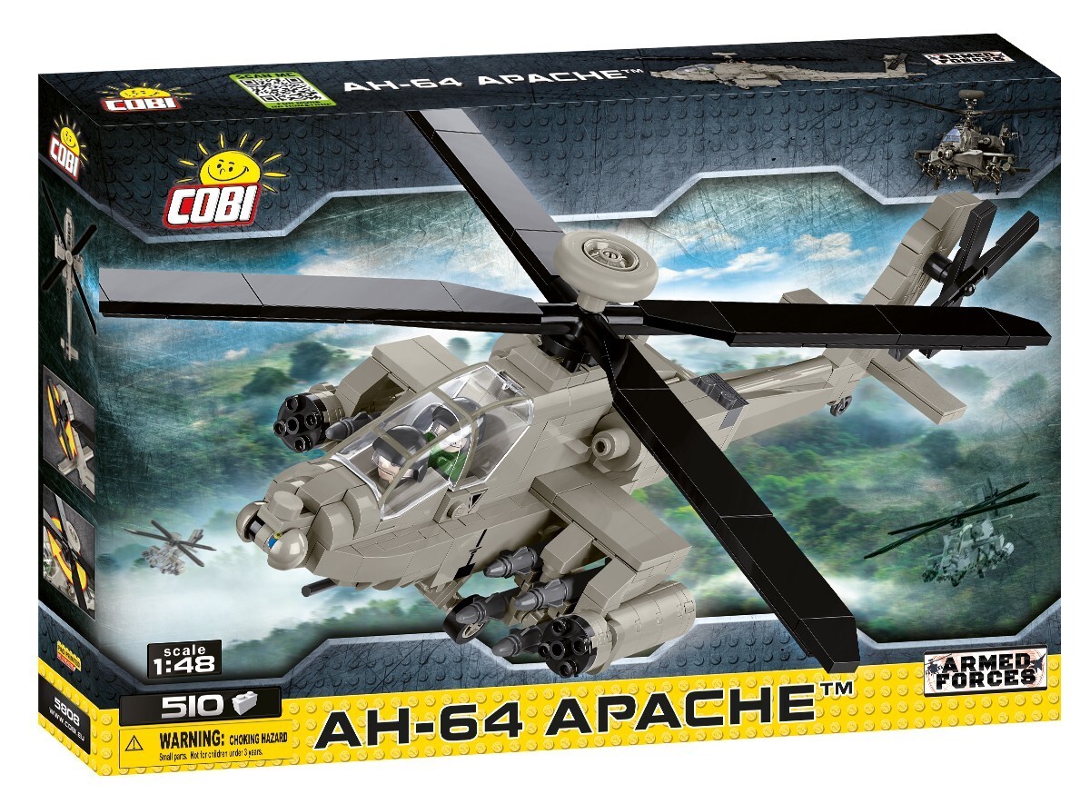 Cover: 5902251058081 | COBI 5808 - HELI AH-64 Apache, Hubschrauber, 510 Klemmbausteine | 2021