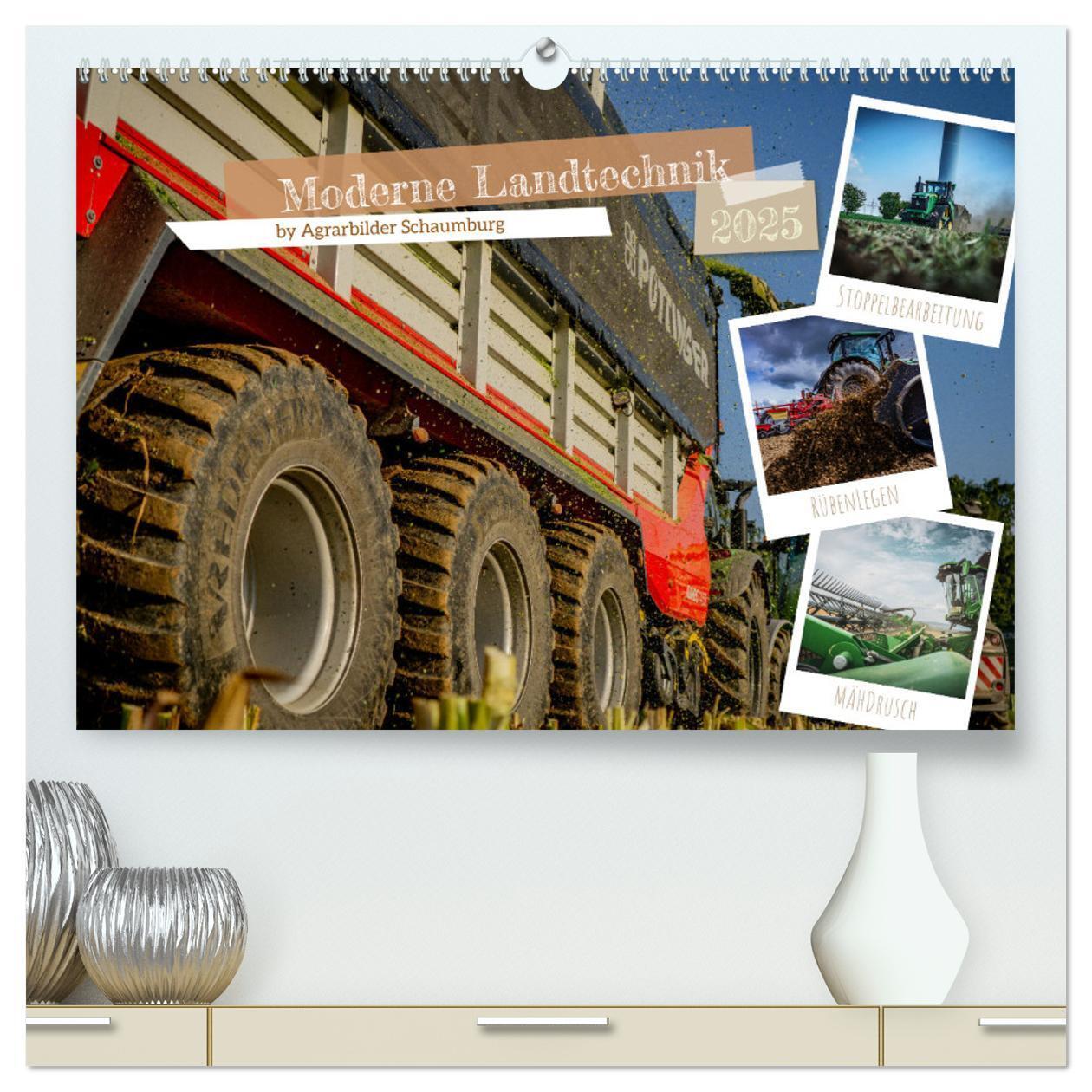 Cover: 9783457209738 | Moderne Landtechnik (hochwertiger Premium Wandkalender 2025 DIN A2...