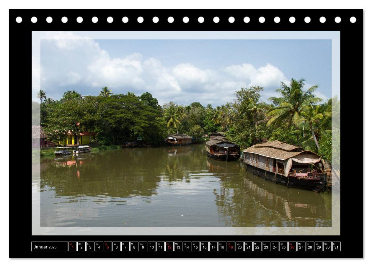 Bild: 9783435632084 | Kerala - Impressionen aus Südindien (Tischkalender 2025 DIN A5...