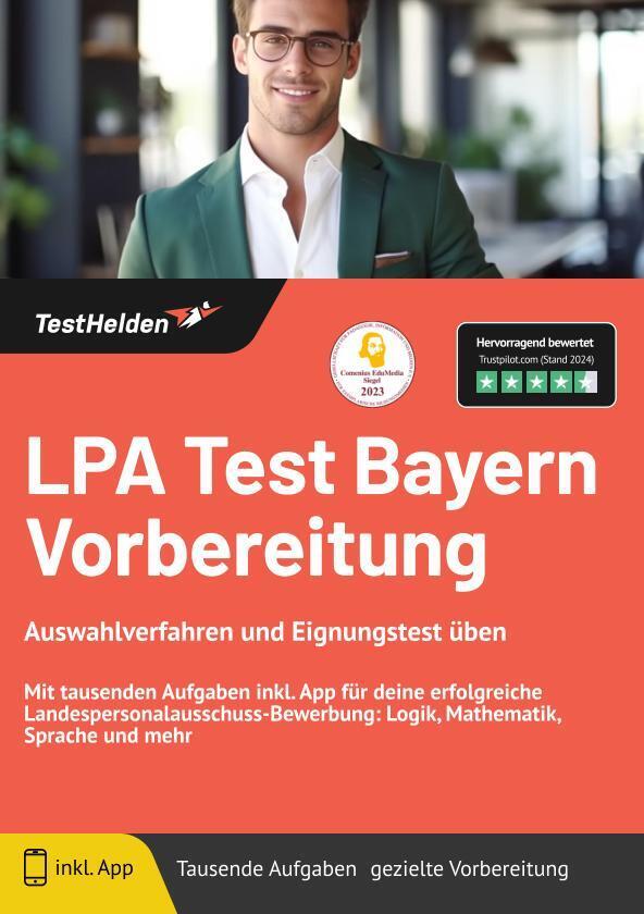 Cover: 9783988175175 | LPA Test Bayern Vorbereitung Auswahlverfahren und Eignungstest...