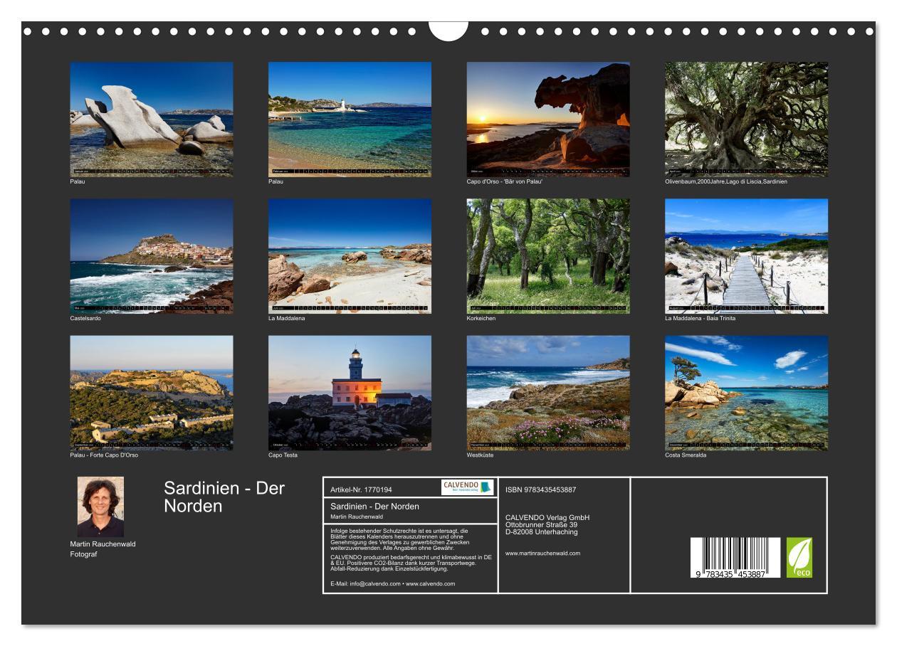 Bild: 9783435453887 | Sardinien - Der Norden (Wandkalender 2025 DIN A3 quer), CALVENDO...