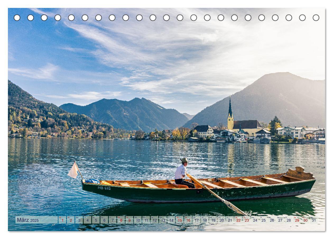 Bild: 9783383860362 | Malerischer Tegernsee (Tischkalender 2025 DIN A5 quer), CALVENDO...