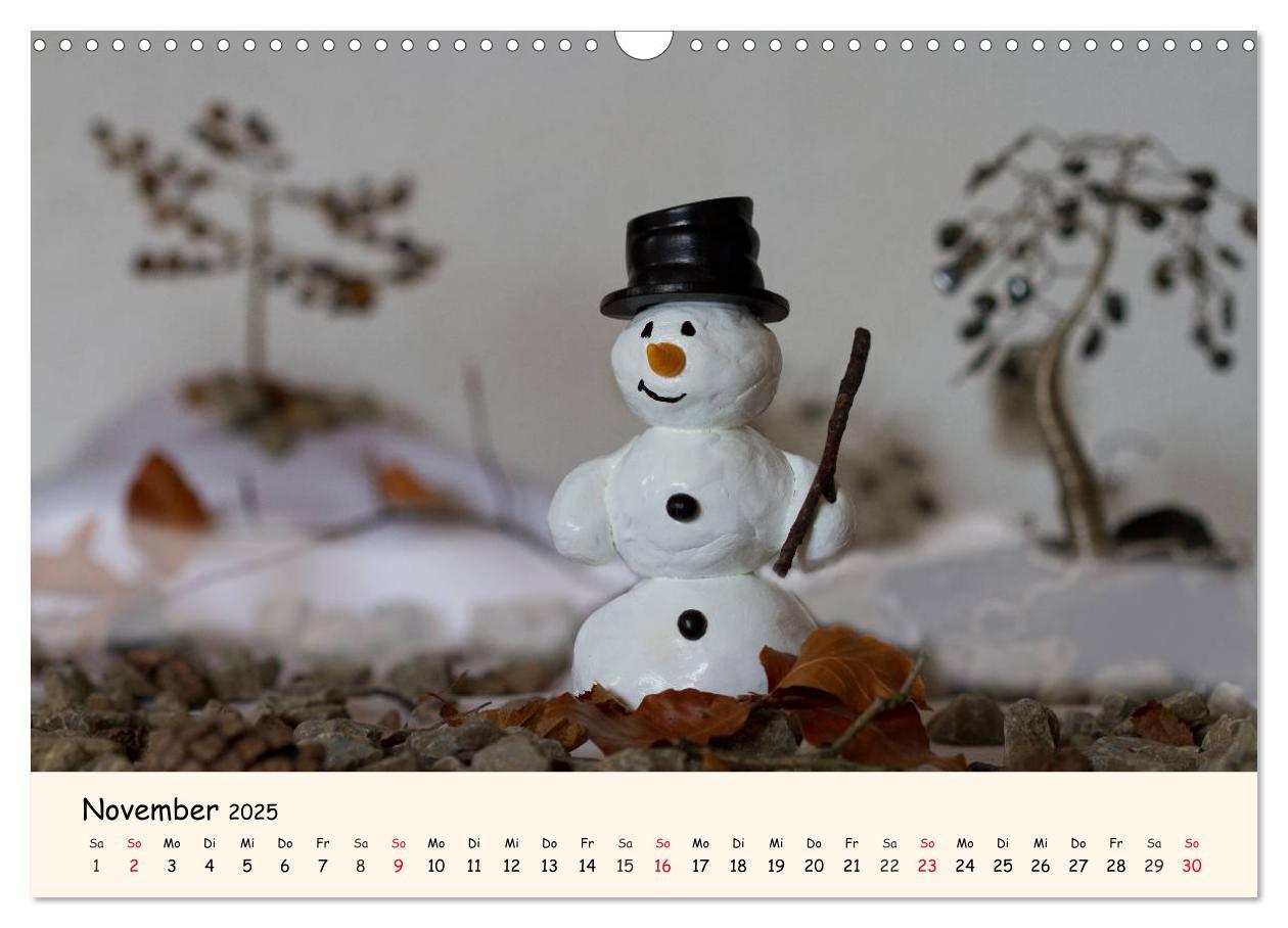 Bild: 9783435812110 | Schneemann des Monats 2025 (Wandkalender 2025 DIN A3 quer),...