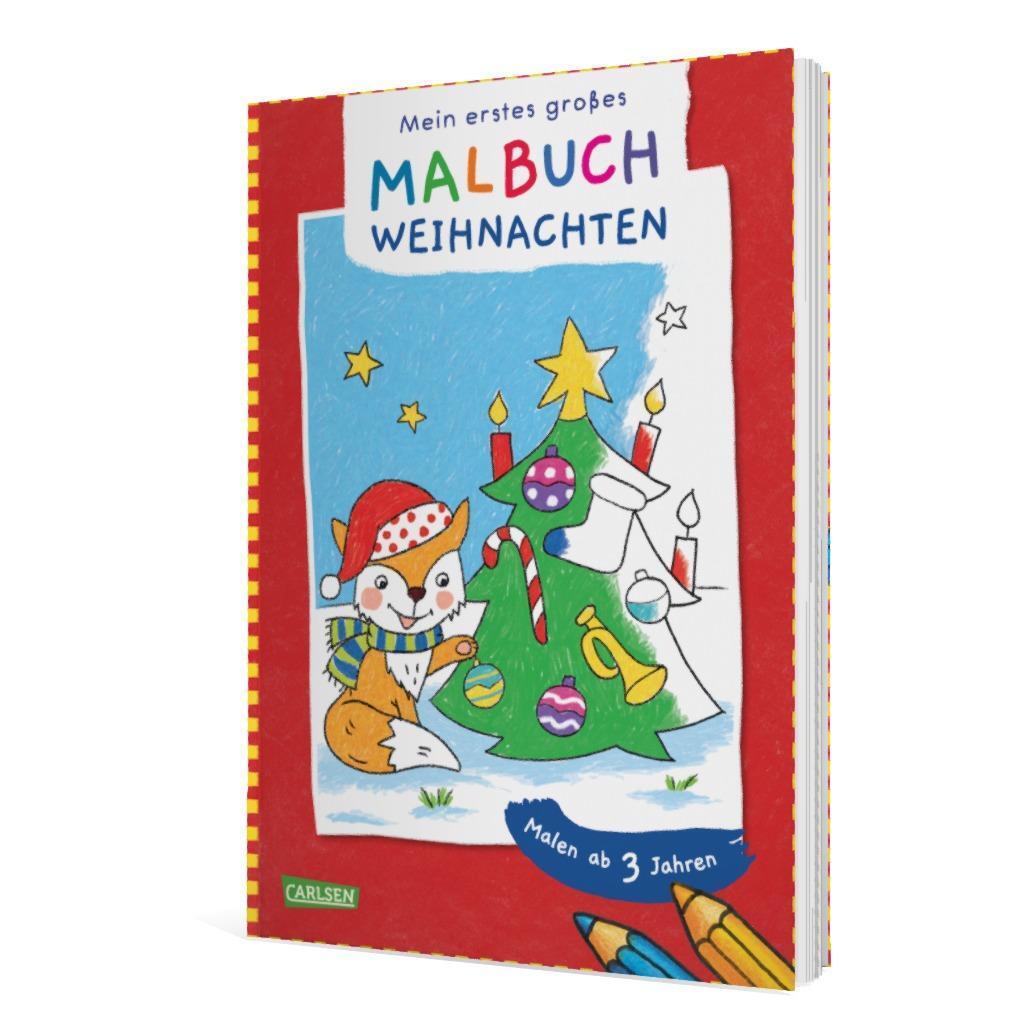 Bild: 9783551191595 | Ausmalbilder für Kita-Kinder: Mein erstes großes Malbuch: Weihnachten