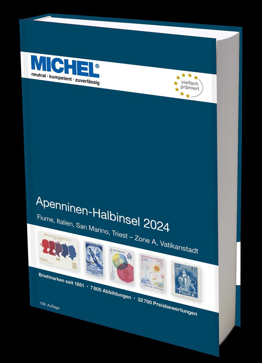 Cover: 9783954024759 | Apenninen-Halbinsel 2024 | Europa Teil 5 | Michel-Redaktion | Buch