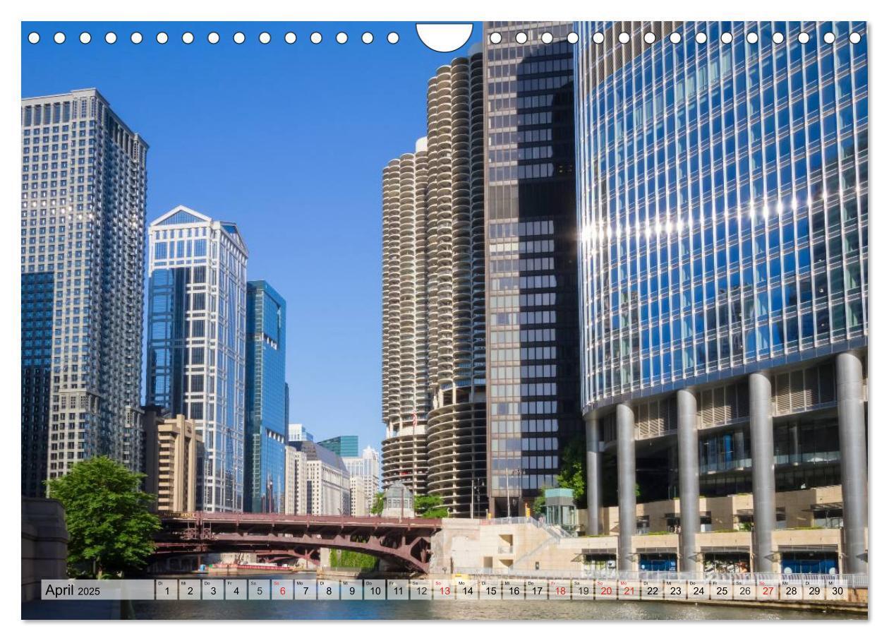 Bild: 9783435692750 | CHICAGO Stadtzentrum (Wandkalender 2025 DIN A4 quer), CALVENDO...