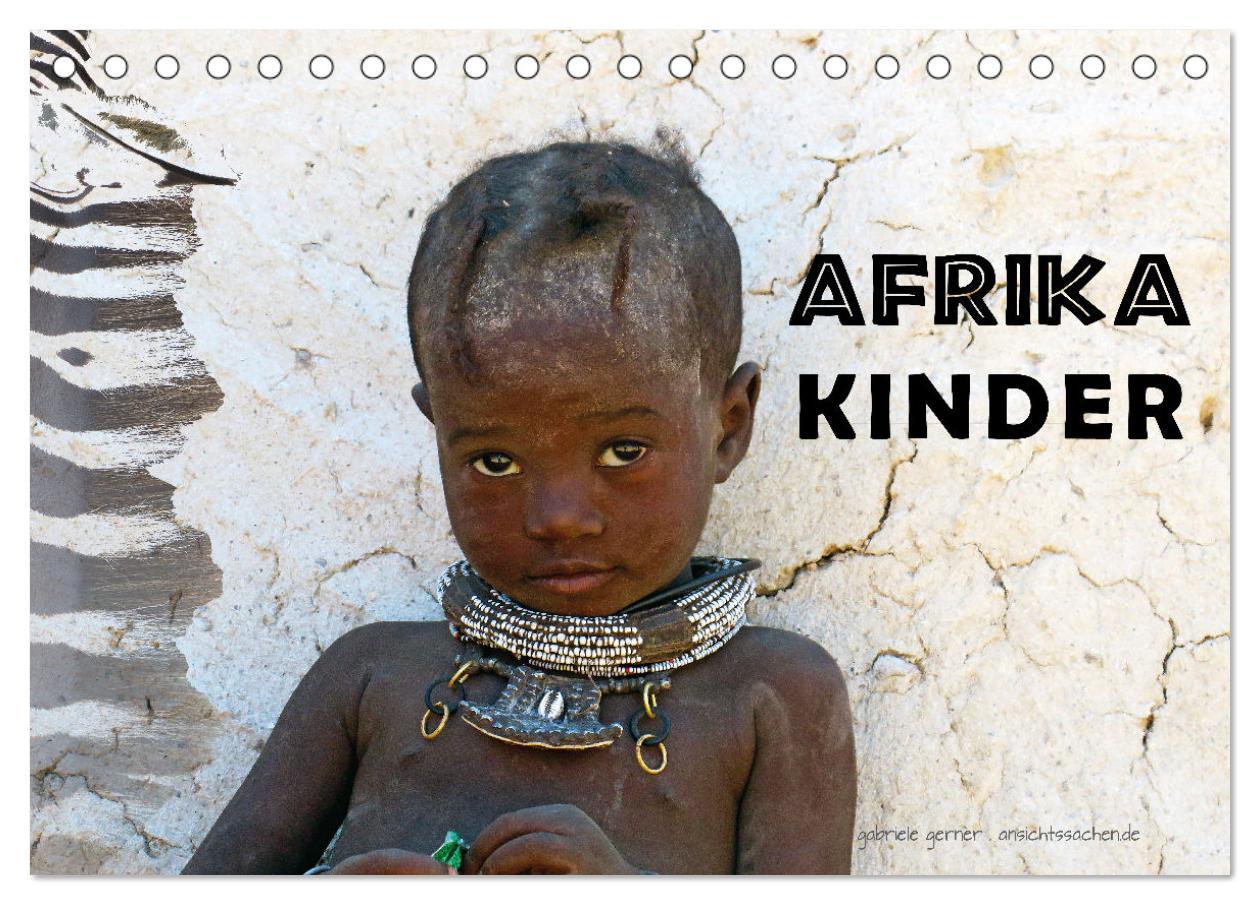 Cover: 9783383923500 | Afrika Kinder (Tischkalender 2025 DIN A5 quer), CALVENDO...