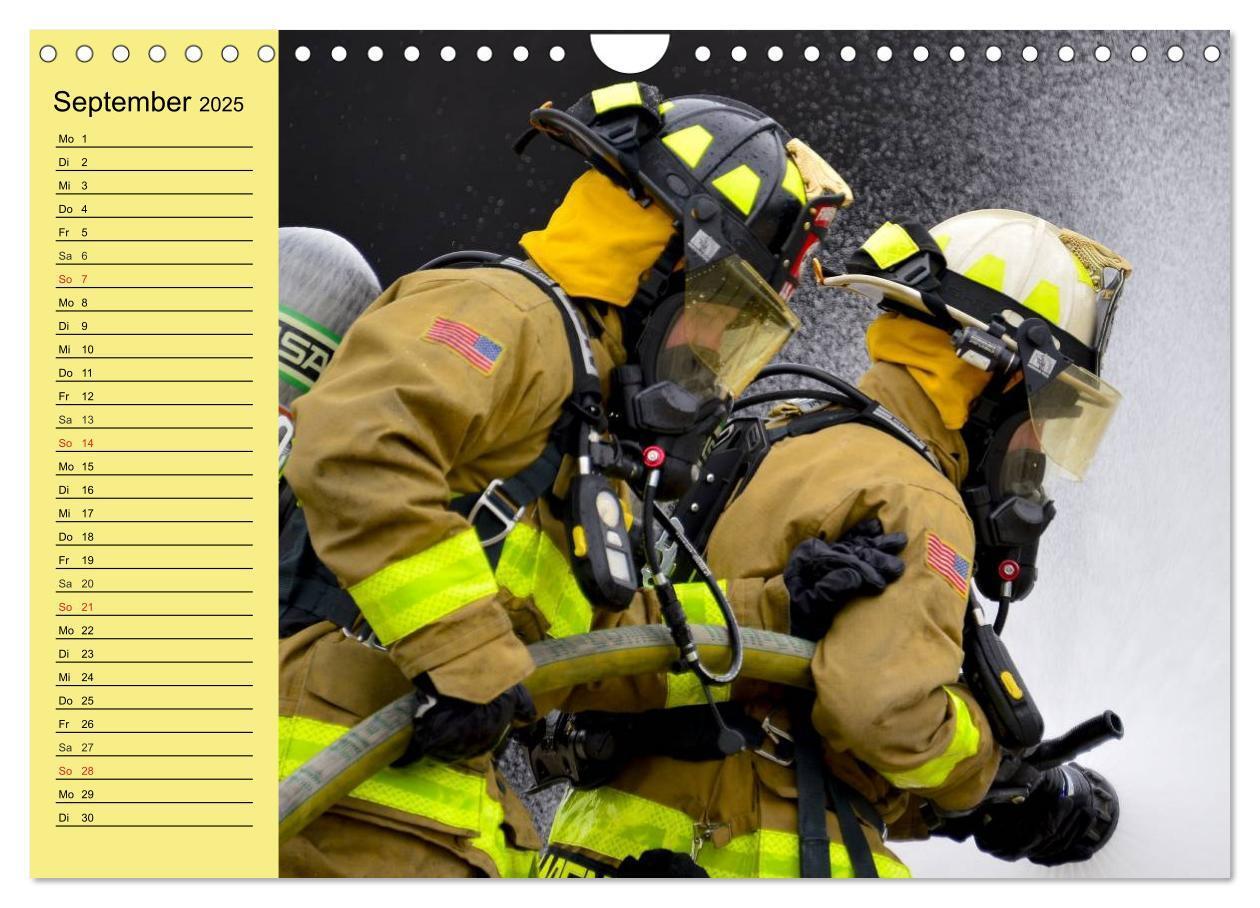 Bild: 9783435484157 | Die Feuerwehr. U.S. Firefighter im Einsatz (Wandkalender 2025 DIN...