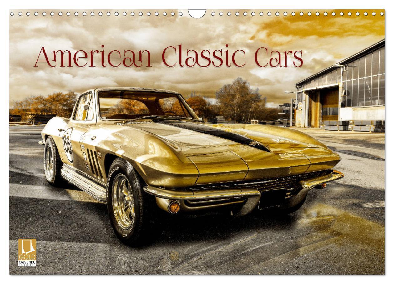 Cover: 9783435318476 | American Classic Cars (Wandkalender 2025 DIN A3 quer), CALVENDO...