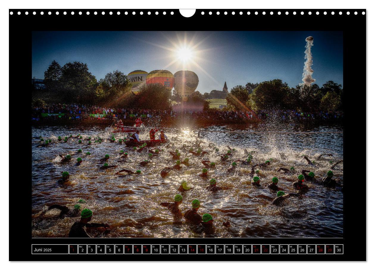 Bild: 9783383839481 | TRIATHLON Impressionen (Wandkalender 2025 DIN A3 quer), CALVENDO...