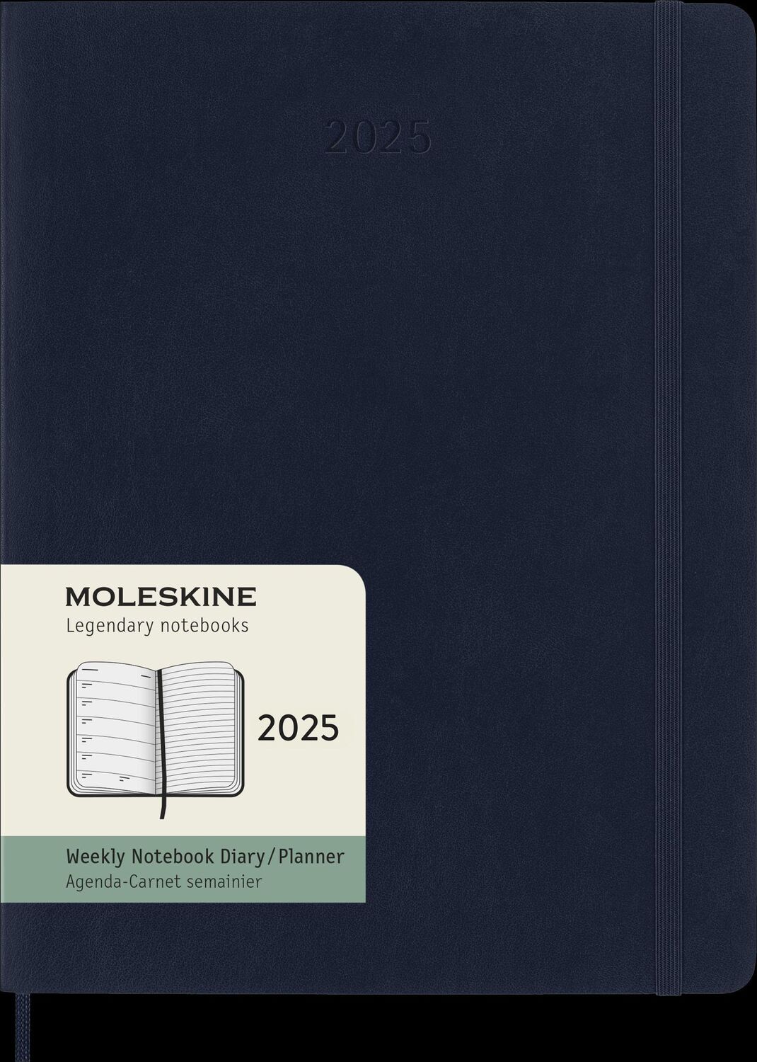 Bild: 8056999270414 | Moleskine 12 Monate Wochen Notizkalender 2025, XL, 1 Wo = 1 Seite,...