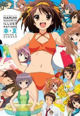 Cover: 9781926778709 | Haruhi Suzumiya Illustrations: Spring &amp; Summer | Kadokawa Shoten