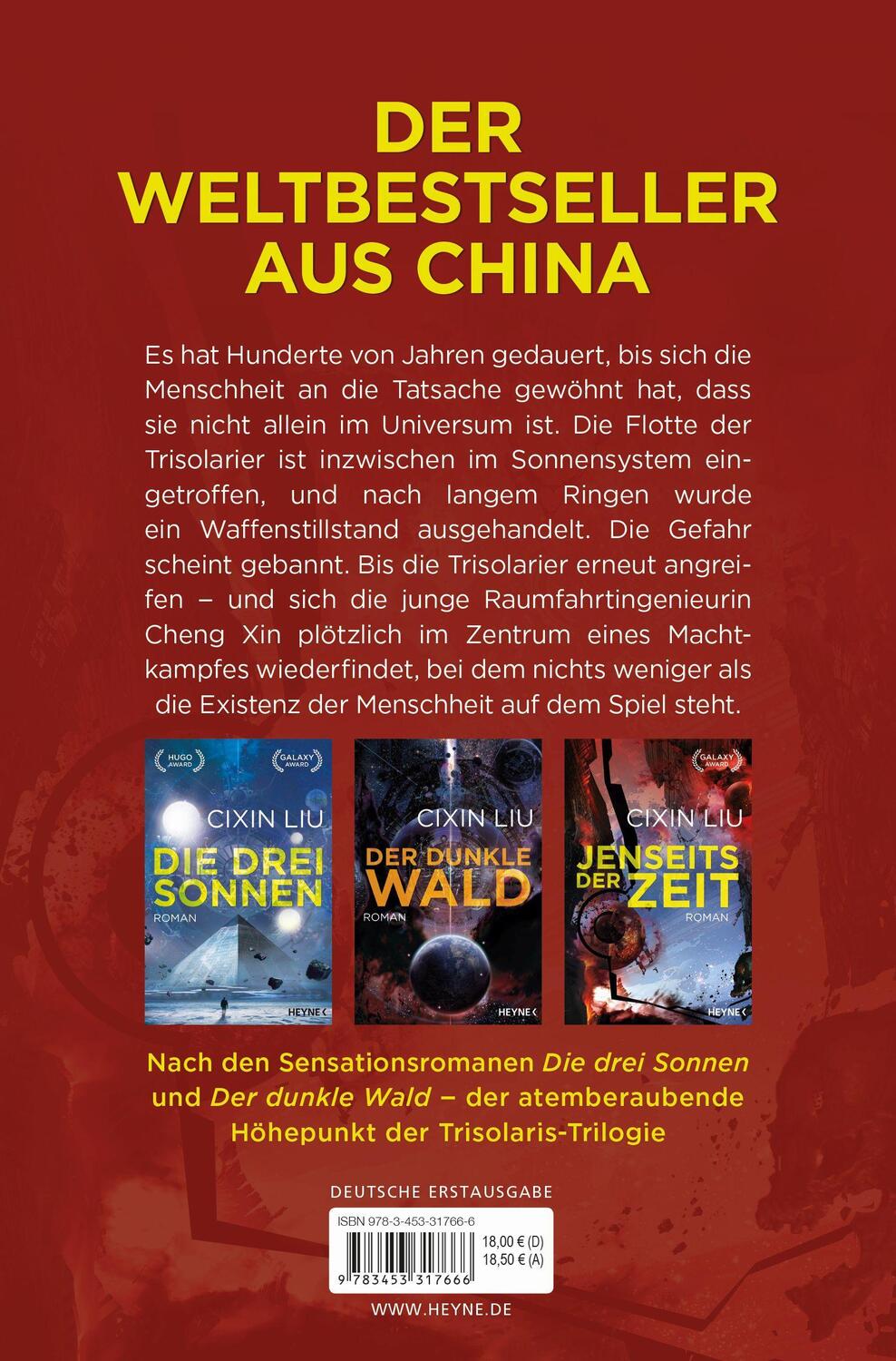 Bild: 9783453317666 | Jenseits der Zeit | Roman | Cixin Liu | Taschenbuch | Die drei Sonnen