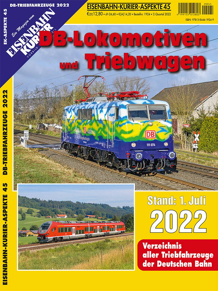 Cover: 9783844619249 | DB-Lokomotiven und Triebwagen 2022 | Broschüre | 66 S. | Deutsch