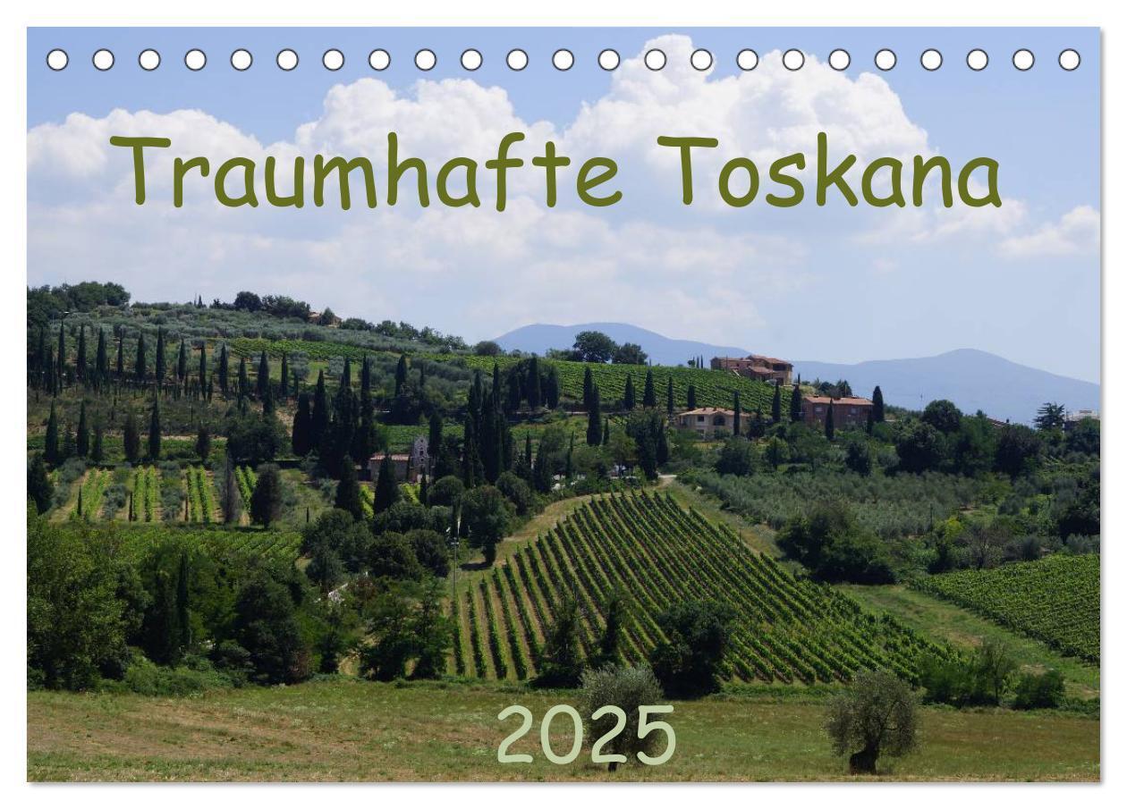 Cover: 9783435772308 | Toskana 2025 (Tischkalender 2025 DIN A5 quer), CALVENDO Monatskalender