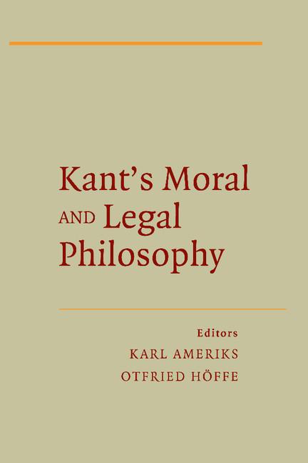 Cover: 9781107451483 | Kant's Moral and Legal Philosophy | Otfried Hoffe | Taschenbuch | 2014