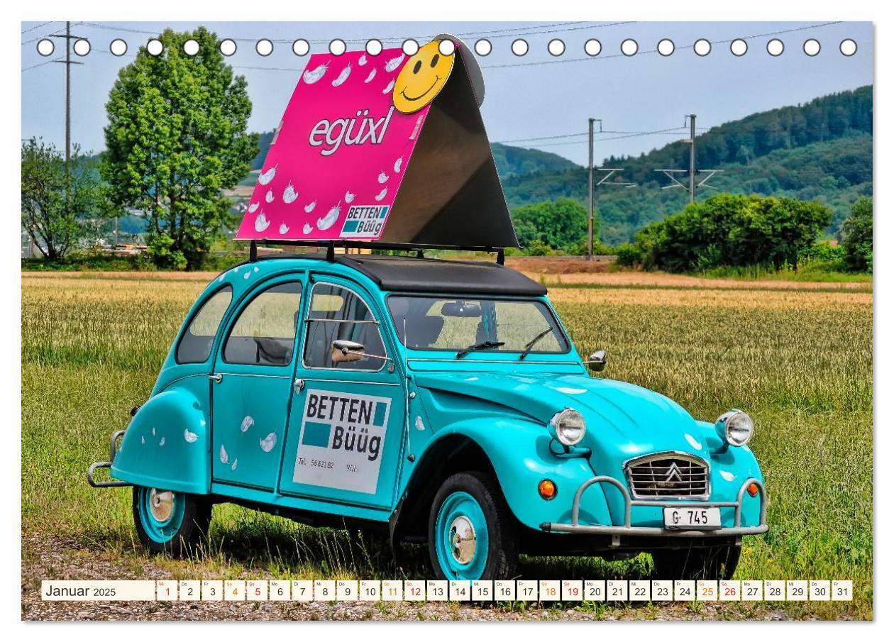 Bild: 9783435470013 | Citroën 2CV - geliebte Ente (Tischkalender 2025 DIN A5 quer),...