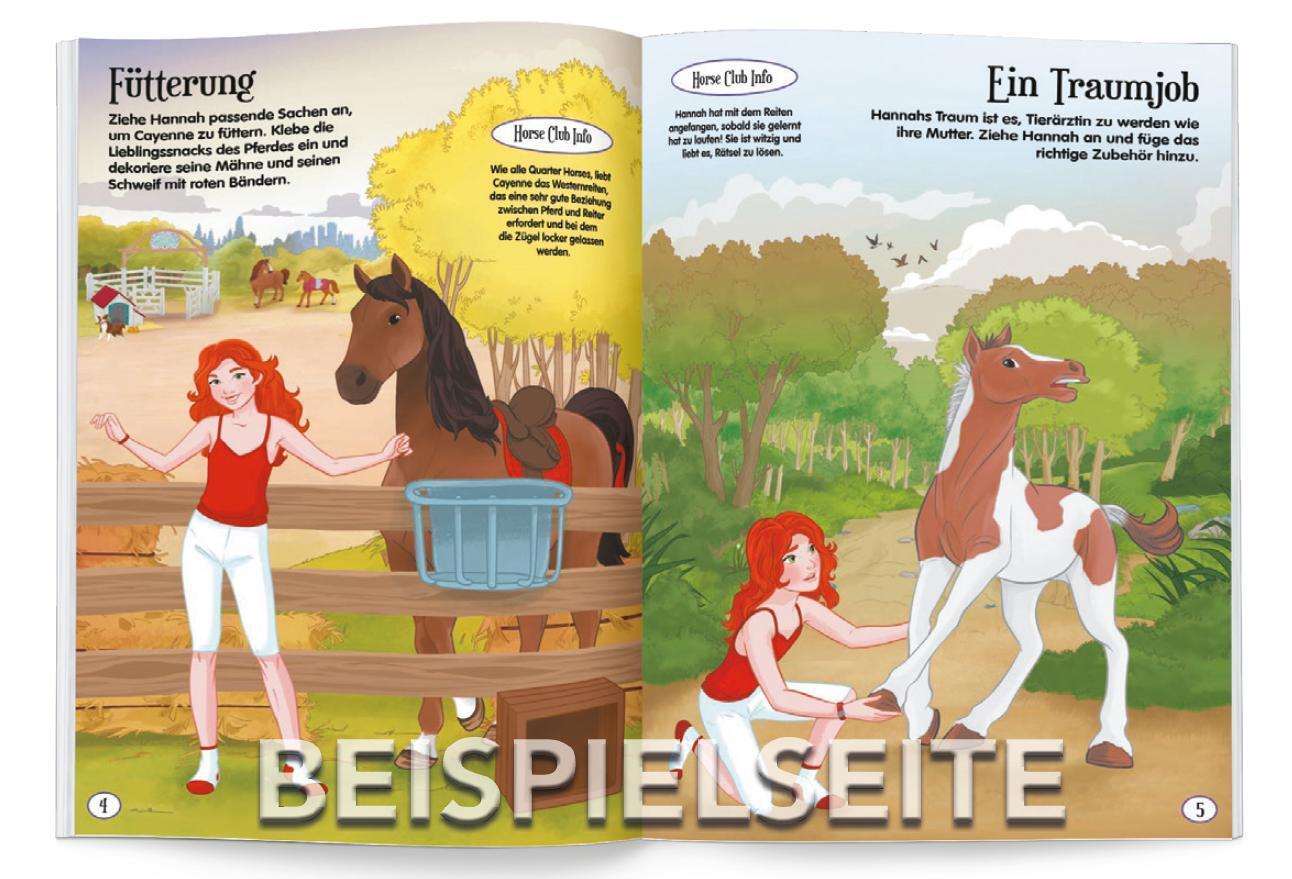 Bild: 9783960807148 | schleich® Horse Club(TM) - Anziehsticker für Pferdefreunde | Buch