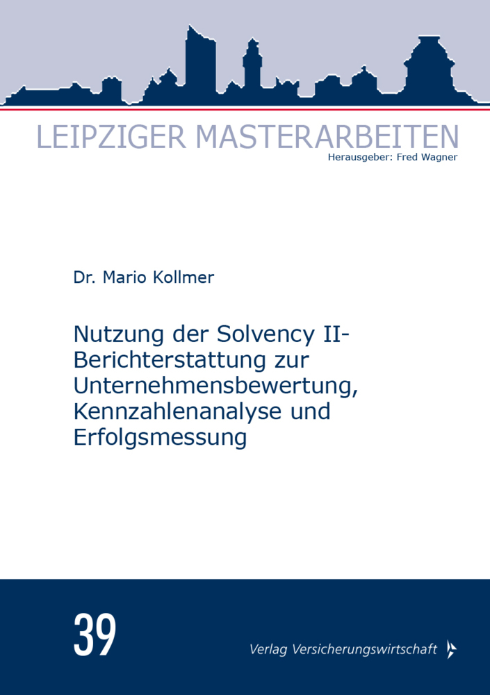 Cover: 9783963294150 | Nutzung der Solvency II-Berichterstattung zur...