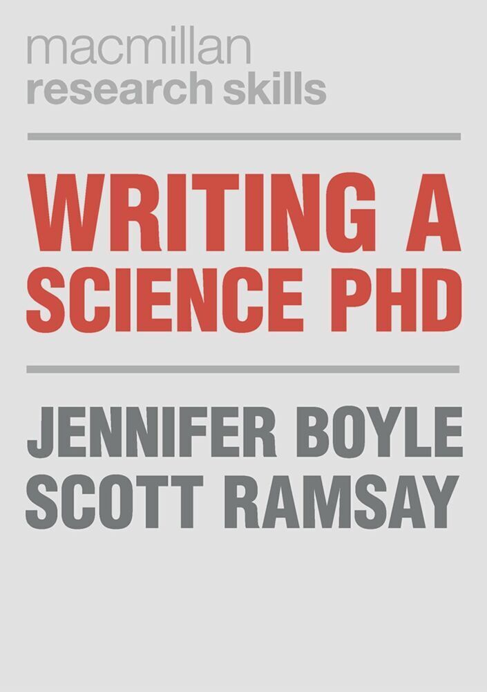 Cover: 9781352006308 | Writing a Science PhD | Jennifer Boyle (u. a.) | Taschenbuch | 2019