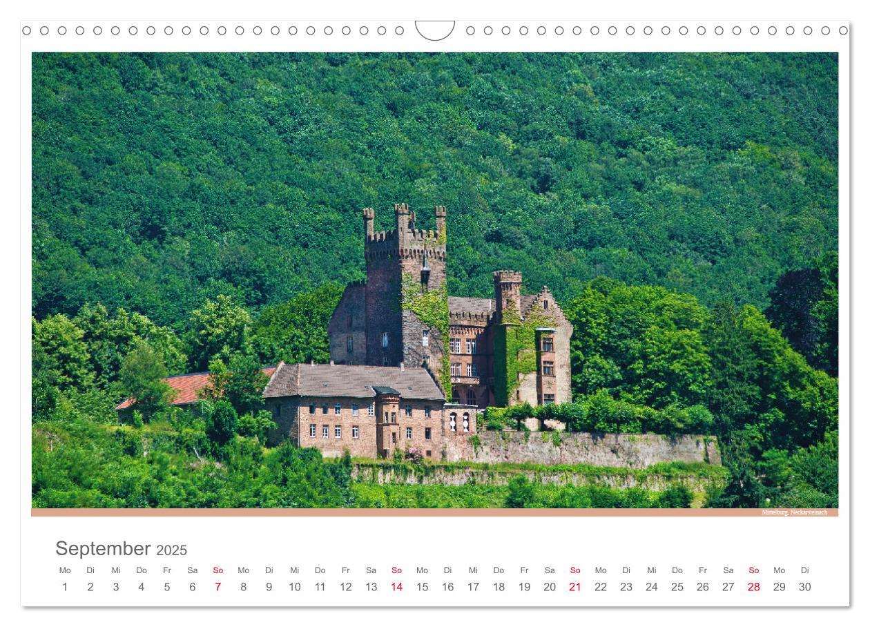 Bild: 9783435690060 | Der Neckar - Unterwegs in Deutschland (Wandkalender 2025 DIN A3...