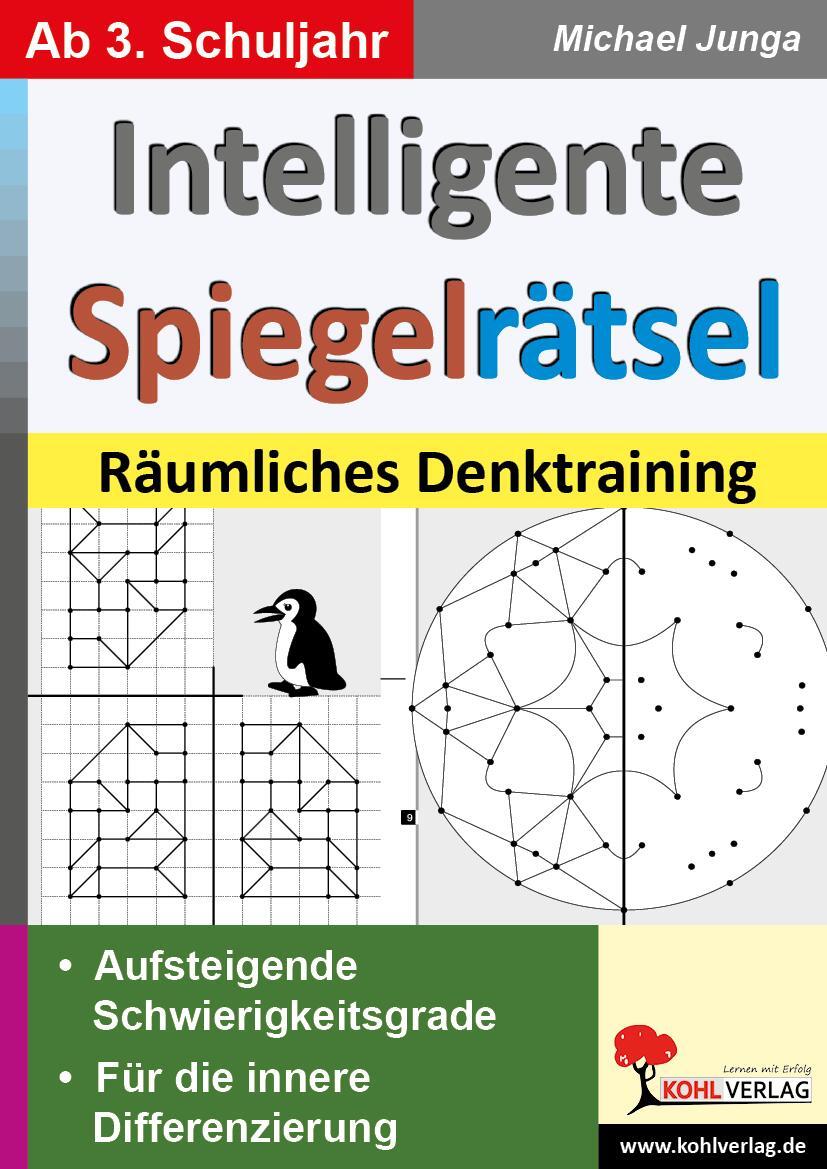 Cover: 9783866320864 | Intelligente Spiegelrätsel | Räumliches Denktraining | Michael Junga