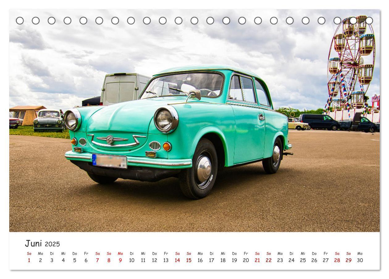 Bild: 9783383964107 | Trabi-Kult (Tischkalender 2025 DIN A5 quer), CALVENDO Monatskalender