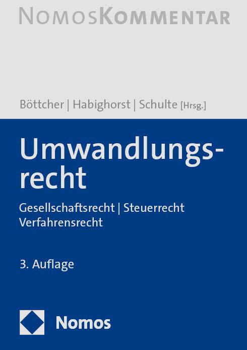 Cover: 9783756011100 | Umwandlungsrecht | Gesellschaftsrecht Steuerrecht Verfahrensrecht